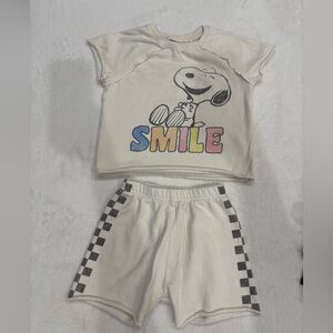 Peanuts Matching Shorts Set